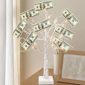 Lighted Money Trees with Greeting Cards, Gift Holders for Special Occasions