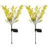 Outdoor Garden Patio Pathway Porch Backyard, LED Canola Flower Stake Light