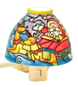 Translucent Porcelain Santa Night Light