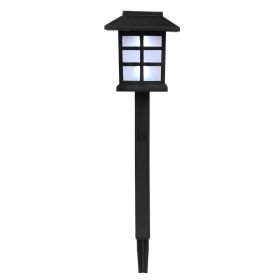 6pcs White LED Solar Lantern Torch Light Garden Landscape Lighting