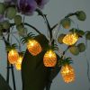 1pc; Pineapple String Lights; Battery Operated; 10 Fun Patio Lights; Party Bedroom Home Birthday Indoor Decor; Outdoor Hawaiian Tropical Tiki Gifts De