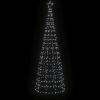 Christmas Tree Light with Spikes 570 LEDs Cold White 118.1"