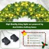 48 Inch Pre-lit Cordless Artificial Christmas Wreath