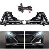 LED Fog Light DRL Lamps Cover Bezels Left & Right Side for Hyundai Sonata 2018-2019