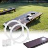 LED Cornhole Board Lights Light Up Ring Cornhole Sets Anti Glar LED Lights Battery Powered Cornhole Board Lights For Lawn Garden