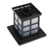 6pcs White LED Solar Lantern Torch Light Garden Landscape Lighting