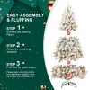 7FT PVC Memory Wire Christmas tree (With Light)