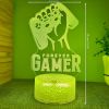 1pc 3D Night Light Game GAMER Atmosphere Desk Lamp With Touch Button; Children's Room Bedroom Decoration