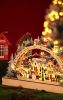 Christmas Wood Decoration Led Lit Tree Store Window Display Creative Christmas Gifts