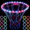 1pc LED Basketball Hoop Light, Remote Control Waterproof Basketball Rim Lights With 17 Colors 7 Lighting Modes