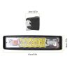 6" LED Light Bar 48W 5000lm Offroad Driving Spot Lights Work Light Pods