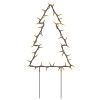 Christmas Light Decorations with Spikes 3 pcs Tree 50 LEDs 11.8"