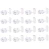 16 Pack Led Fairy Lights Battery Operated String Lights Waterproof Silver Wire 7 Feet 20 Led Firefly Starry Moon Lights For DIY Wedding Party Bedroom