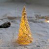 Christmas Decoration Glass Tree Home Desktop Decoration Light Up Small Night Light Christmas Gifts