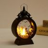 Vintage LED Halloween Candle Lantern Halloween Lantern,Mini Lantern Decorative Lights Vintage Hanging LED Small Candle Lanterns Gifts For Indoor