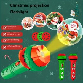 Christmas Toys, Children's Early Education And Puzzle Projection Equipment, Starry Sky Lamp With Interesting Light Patterns (Color: Red)