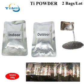 MSDS 1-200 bags Ti Powder Cold Spark Machine 600W with case Dmx Cold Sparkular Firework Machine Cold Sparkler Machine 100g (Color: 2 bags, Plug Type: indoor 3M)