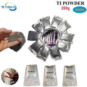 0 Tax Ti Powder 200g indoor outdoor Cold sparkler Electronic Spark Machine Composite Ti Powder For Stage events show 200g (Color: 200 bags, Plug Type: indoor 3M)