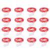 16 Pack Led Fairy Lights Battery Operated String Lights Waterproof Silver Wire 7 Feet 20 Led Firefly Starry Moon Lights For DIY Wedding Party Bedroom