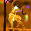 Led Christmas Deer Shape String Lights, Holiday Decoration Colorful Lights 20LEDS