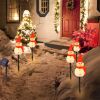 Christmas Pathway Lights Outdoor, 5PCS Snowman Solar Christmas Decorations Light