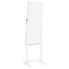 Mirror Jewellery Cabinet with LED Lights Free Standing White