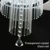 Modern Pendant Light Luxury Crystal Chandelier Led Ceiling Lamp Dining Living Room Bedroom Lustre Home Appliance Decor Fixtures