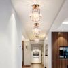 Luxury Led Ceiling Light Nordic Crystal Modern Chandelier Living Room Decoration Indoor Lighting Led Ceiling Lamps Aisle Bedroom