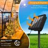 1pc; Led Solar String Light (21.3ft /39.3ft); 8-mode; 30led/100led; Solar Fairy Lamp; Waterproof Outdoor Festival Lights; Twinkle Lights