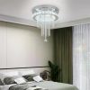 Modern Pendant Light Luxury Crystal Chandelier Led Ceiling Lamp Dining Living Room Bedroom Lustre Home Appliance Decor Fixtures