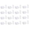 16 Pack Led Fairy Lights Battery Operated String Lights Waterproof Silver Wire 7 Feet 20 Led Firefly Starry Moon Lights For DIY Wedding Party Bedroom