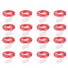 16 Pack Led Fairy Lights Battery Operated String Lights Waterproof Silver Wire 7 Feet 20 Led Firefly Starry Moon Lights For DIY Wedding Party Bedroom