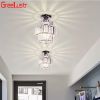 Luxury Led Ceiling Light Nordic Crystal Modern Chandelier Living Room Decoration Indoor Lighting Led Ceiling Lamps Aisle Bedroom