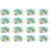 16 Pack Led Fairy Lights Battery Operated String Lights Waterproof Silver Wire 7 Feet 20 Led Firefly Starry Moon Lights For DIY Wedding Party Bedroom