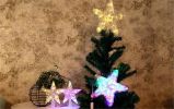 Christmas Tree Overhead Light Led Light Star Light Pentacle Star Light Battery Box Room Decoration