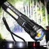 ZK20 High Strong Power Flashlights Tactical Light Emergency Spotlights Telescopic Jetbeam USB Rechargeable Outdoor Lighting