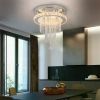 Modern Pendant Light Luxury Crystal Chandelier Led Ceiling Lamp Dining Living Room Bedroom Lustre Home Appliance Decor Fixtures