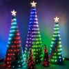 Smart Christmas Tree Lights with Remote & APP Control RGB Color Changing Waterproof String Lights